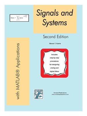 cover image of Signals and Systems with MATLAB Applications